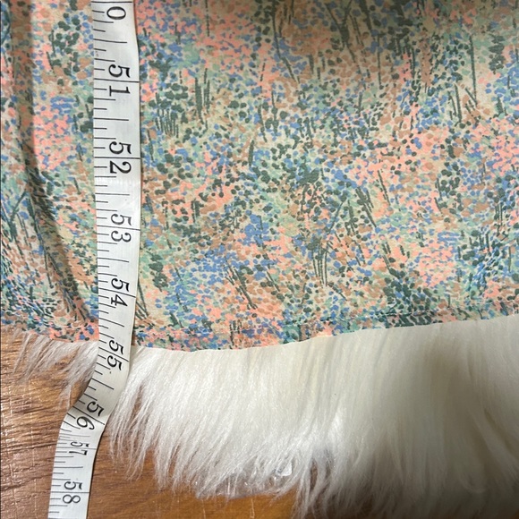 Ava & Viv Multicolor Button-Front Dress Pink Green Plus size 2x - Picture 7 of 9